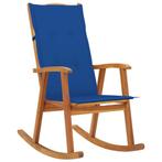vidaXL Schommelstoel met kussens massief acaciahout, Tuin en Terras, Tuinstoelen, Verzenden, Nieuw