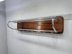 Porte-manteau - Bois - Portemanteau en bois chromé