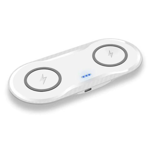 2 in 1 Qi Universele Draadloze Oplader 10W Wireless Charging, Telecommunicatie, Mobiele telefoons | Batterijen en Accu's, Nieuw