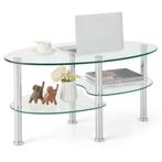 Tweedekans | Coast Salontafel - 3 Laags - Gehard Glas -, Huis en Inrichting, Tafels | Salontafels, Ophalen of Verzenden, Nieuw