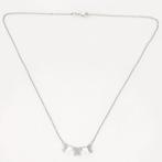 Ketting met hanger - 18 karaat Witgoud Diamant (Natuurlijk)