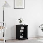 vidaXL Sideboard met LED-verlichting Zwart Eiken 41x37x67 cm, Huis en Inrichting, Verzenden, Nieuw