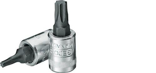 1/4 Gedore Red Dopsleutel voor TX10 Torx-Bouten [2 Stuks], Doe-het-zelf en Bouw, Gereedschap | Handgereedschap, Verzenden