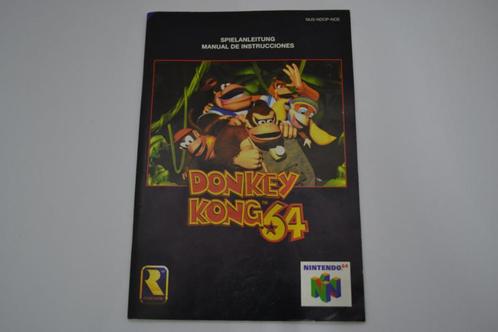 Donkey Kong 64 (N64 NOE MANUAL), Consoles de jeu & Jeux vidéo, Consoles de jeu | Nintendo Consoles | Accessoires