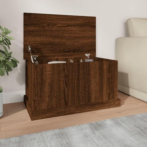 vidaXL Boîte de rangement chêne marron 70x40x38 cm bois, Maison & Meubles, Armoires | Autre, Neuf, Envoi