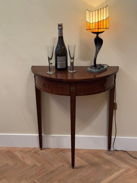 Demi-lune console tafel - Bijzettafel - met twee laden -, Antiek en Kunst, Antiek | Overige Antiek