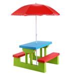 2dekans | Coast Picknicktafel voor Kinderen - Met Parasol -, Ophalen of Verzenden