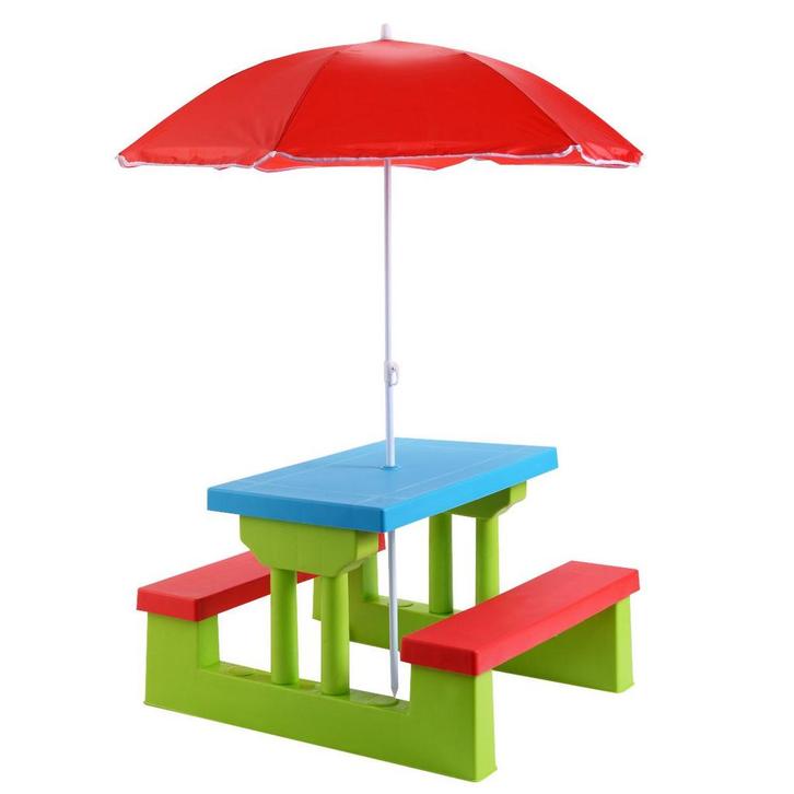 2dekans | Coast Picknicktafel voor Kinderen - Met Parasol -, Kinderen en Baby's, Kinderkamer | Complete kinderkamers, Ophalen of Verzenden