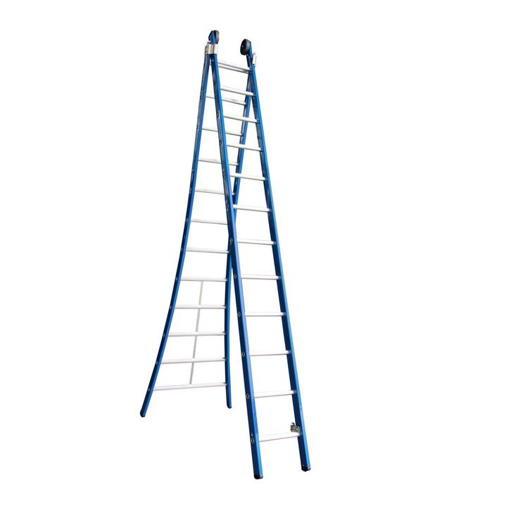 ASC Ladder Premium 2 delig LEEGVERKOOP, Doe-het-zelf en Bouw, Ladders en Trappen, Nieuw, Verzenden