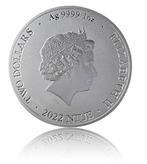 Niue. 2 Dollars 2022 Bitcoin, 1 Oz (.999) (Sans Prix de, Postzegels en Munten