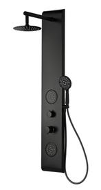 Douchepaneel Suva Zwart Regendouche Mengkraan, Verzenden