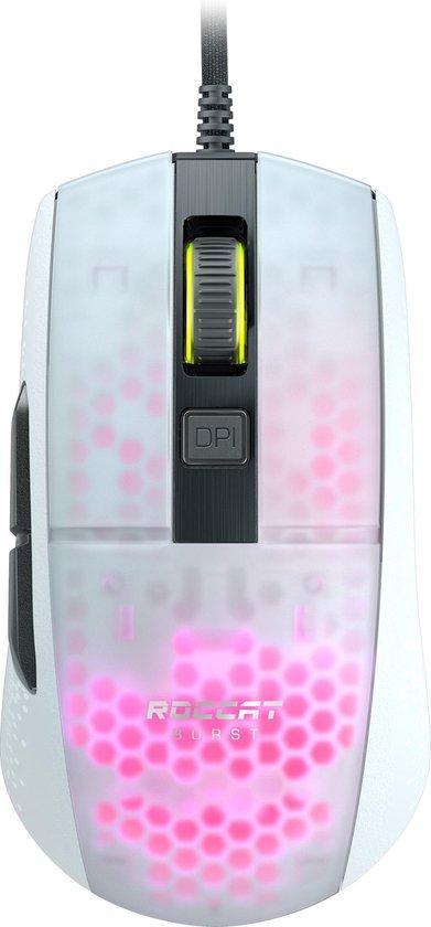 Gaming Muis ROCCAT Burst Pro  - 16000 DPI - Wit, Computers en Software, Muizen, Nieuw, Verzenden