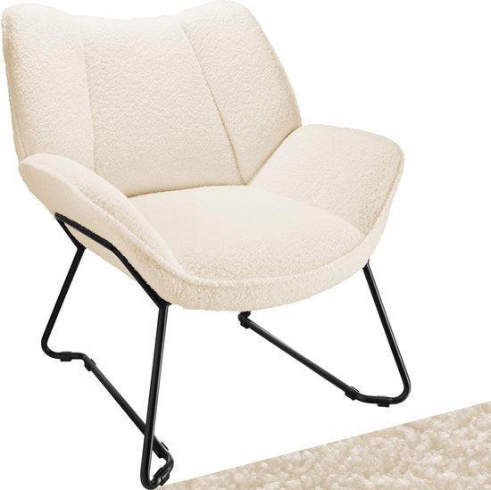 2dekans | tectake® Loungefauteuil - Ronde relaxfauteuil -, Huis en Inrichting, Fauteuils, Ophalen of Verzenden