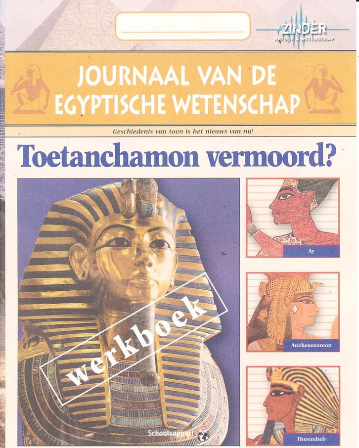 Zinder 9+ Natuur & Wetenschap Werkboek Journaal van de Egypt, Boeken, Schoolboeken, Nieuw, Verzenden