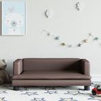 vidaXL Kinderbank 80x45x30 cm kunstleer bruin, Kinderen en Baby's, Verzenden, Nieuw