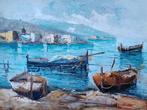L. Capelletti (XX) - Paesaggio della Costiera Amalfitana con, Antiquités & Art