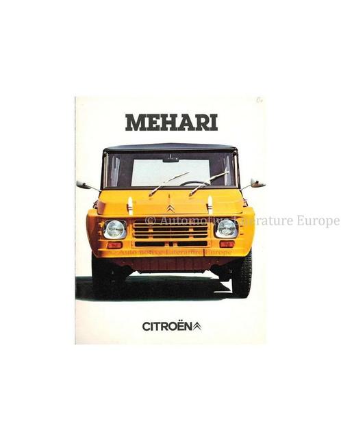 1980 CITROEN MEHARI BROCHURE ITALIAANS, Livres, Autos | Brochures & Magazines, Enlèvement ou Envoi