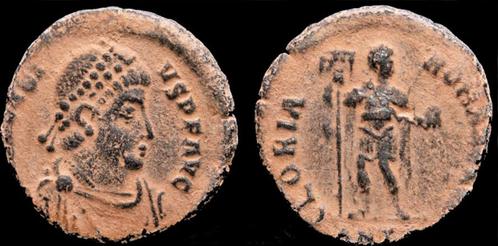 383-408ad Roman Arcadius Ae maiorina Arcadius standing ri..., Timbres & Monnaies, Monnaies & Billets de banque | Collections, Envoi