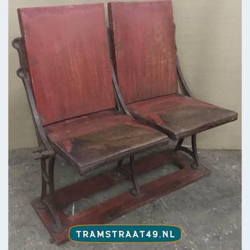 vintage oude bioscoopstoelen/ industriële cinema stoelen beschikbaar voor biedingen