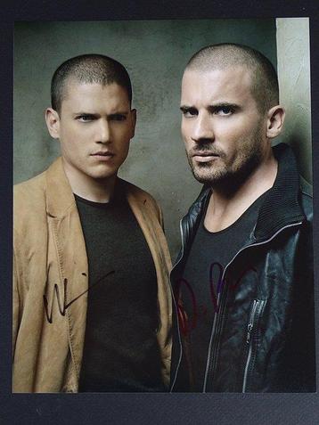 Prison Break - Double Signed by Dominic Purcell & Wentworth