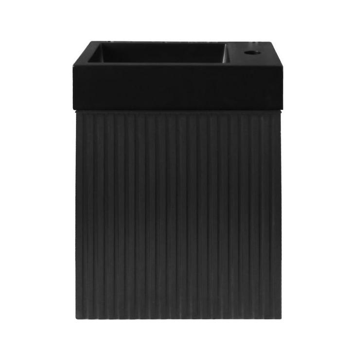 Fonteinkast BWS Sona Met Verticaal Reliëf Soft-close Mat, Doe-het-zelf en Bouw, Sanitair, Bad, Nieuw, Ophalen of Verzenden