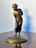 Serre-livres - Bronze - Une moitié dune paire de, Antiek en Kunst