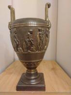 Ferdinand Barbedienne - Vaas met dubbele oren - Gepatineerd, Antiek en Kunst