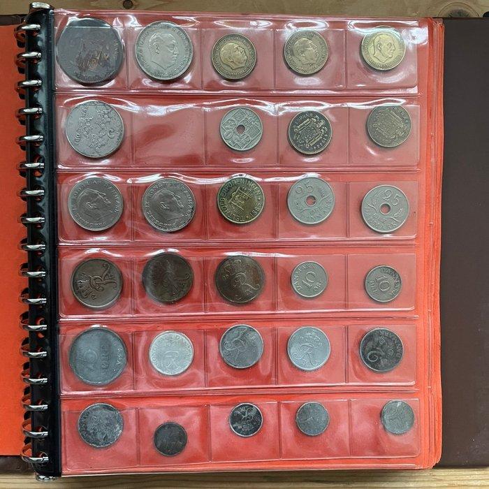 Wereld. Collection of world coins in three albums incl., Postzegels en Munten, Munten | Europa | Niet-Euromunten