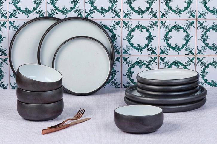 Tweedekans | GOURMET - Essentials - Servies - 12 stuks -, Huis en Inrichting, Keuken | Servies, Ophalen of Verzenden