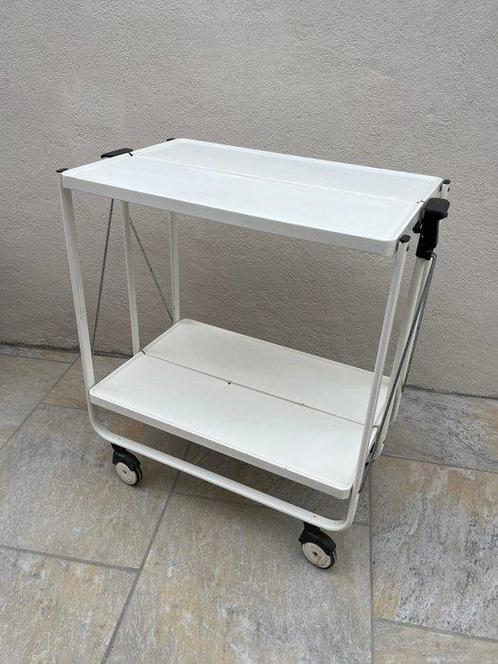 FRZ - Chariot de service - Métal - Pliante, Antiek en Kunst, Antiek | Meubels | Stoelen en Sofa's