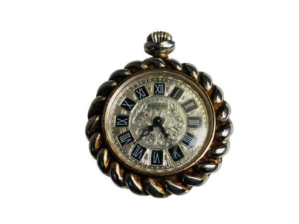 Veiling - Vintage Pontiac | Pendant Watch | Rope Bezel Des, Handtassen en Accessoires, Horloges | Antiek