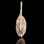 Oud-Romeins Oud-Romeins Lead decorat spiegel (Zonder, Antiek en Kunst