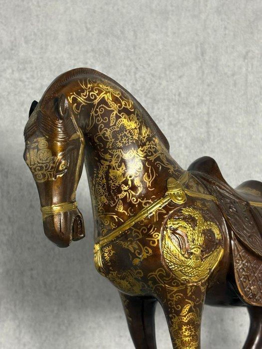 Groot Tang-Stijl Paard - Brons - China (Zonder minimumprijs), Antiek en Kunst, Antiek | Overige Antiek