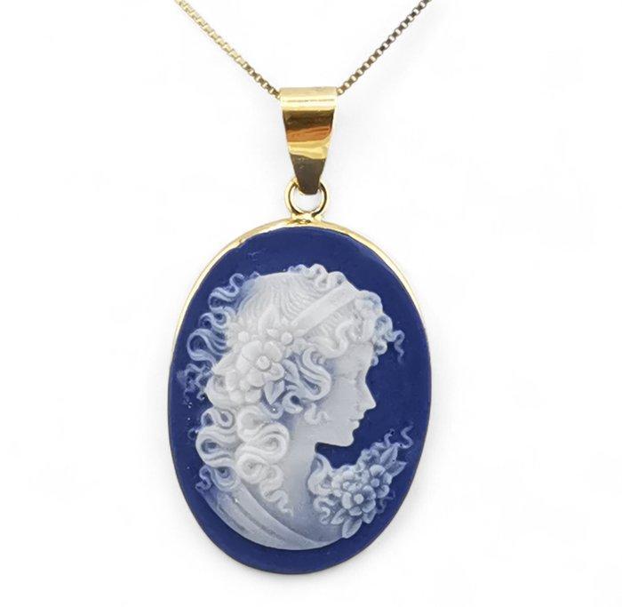 Zilver - Halsketting - Italiaans ambacht, Antiek en Kunst, Curiosa en Brocante