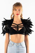 Top met Veren Zwart Studs XS S M Verentop Steampunk Topje Ve, Vêtements | Femmes, Costumes de carnaval & Vêtements de fête, Ophalen of Verzenden