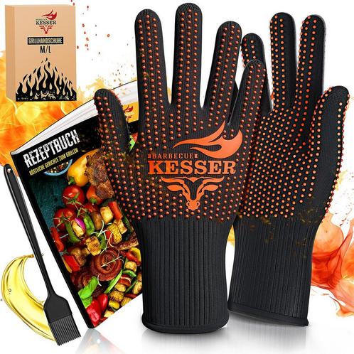 KESSER® BBQ Handschoenen Hittebestendige Ovenhandschoenen EN, Huis en Inrichting, Woonaccessoires | Overige, Verzenden