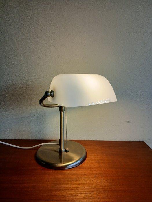 Notarislamp - Bureaulamp - Glas, Metaal, Antiek en Kunst, Curiosa en Brocante