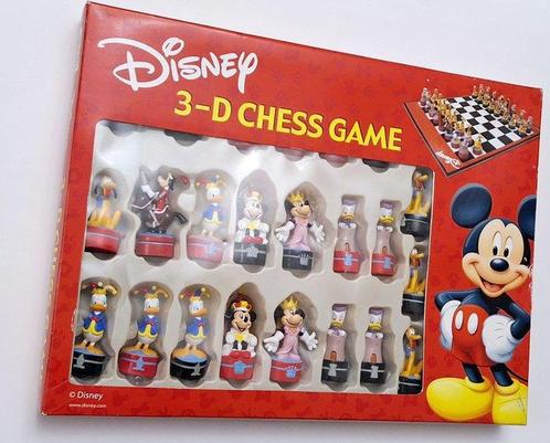 Disney - Schaakspel - Mickey Mouse & Friends - Hars, Verzamelen, Disney
