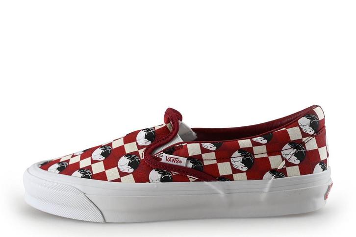 Vans instappers in maat 42 Rood | 15% korting, Kleding | Dames, Schoenen, Rood, Zo goed als nieuw, Instappers, Verzenden