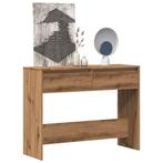 vidaXL Table console chêne artisanal 100x35x76,5 cm bois, Verzenden, Neuf