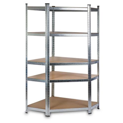 Stellingkast  - 180 x 90 x 40 cm - hoekstellingkast 5 schapp