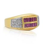 Zonder Minimumprijs - Ring - 18 karaat Geel goud - 0.58ct., Nieuw