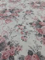 Meubelstof  - 5 m - 1.4 m - ROZE SANDERSON KATOEN