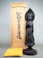 Seikanzeon Bosatsu  37.7cm - Beeld Brons - Japan, Antiek en Kunst