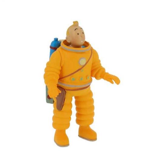 Kuifje PVC Beeldje Astronaut 8 cm, Verzamelen, Stripfiguren, Ophalen of Verzenden