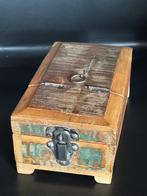 Sieradendoos - Gerecycled teakhout 1930-40 - hout - Oude, Antiek en Kunst