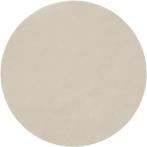 tectake Kortpolig vloerkleed Soft Zone - beige, Ø 120 cm, Huis en Inrichting, Stoffering | Tapijten en Vloerkleden, Verzenden