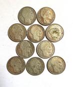 Frankrijk. 10 Francs 1933 Turin (lot of 10 silver coins), Postzegels en Munten