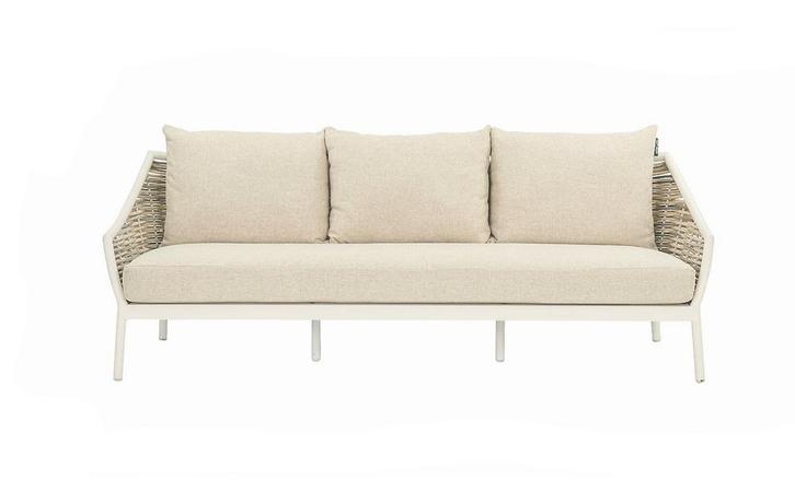 Apple Bee Milou 3-zits loungebank Oyster |, Tuin en Terras, Tuinsets en Loungesets