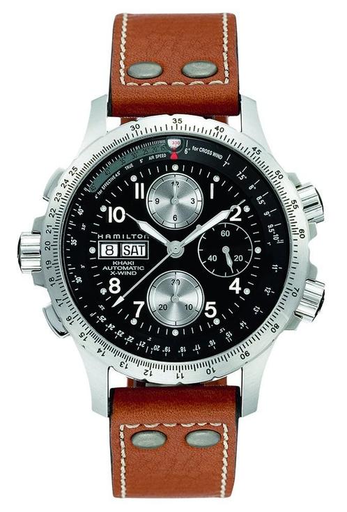 Hamilton Khaki Aviation H77616533, Handtassen en Accessoires, Horloges | Heren, Verzenden